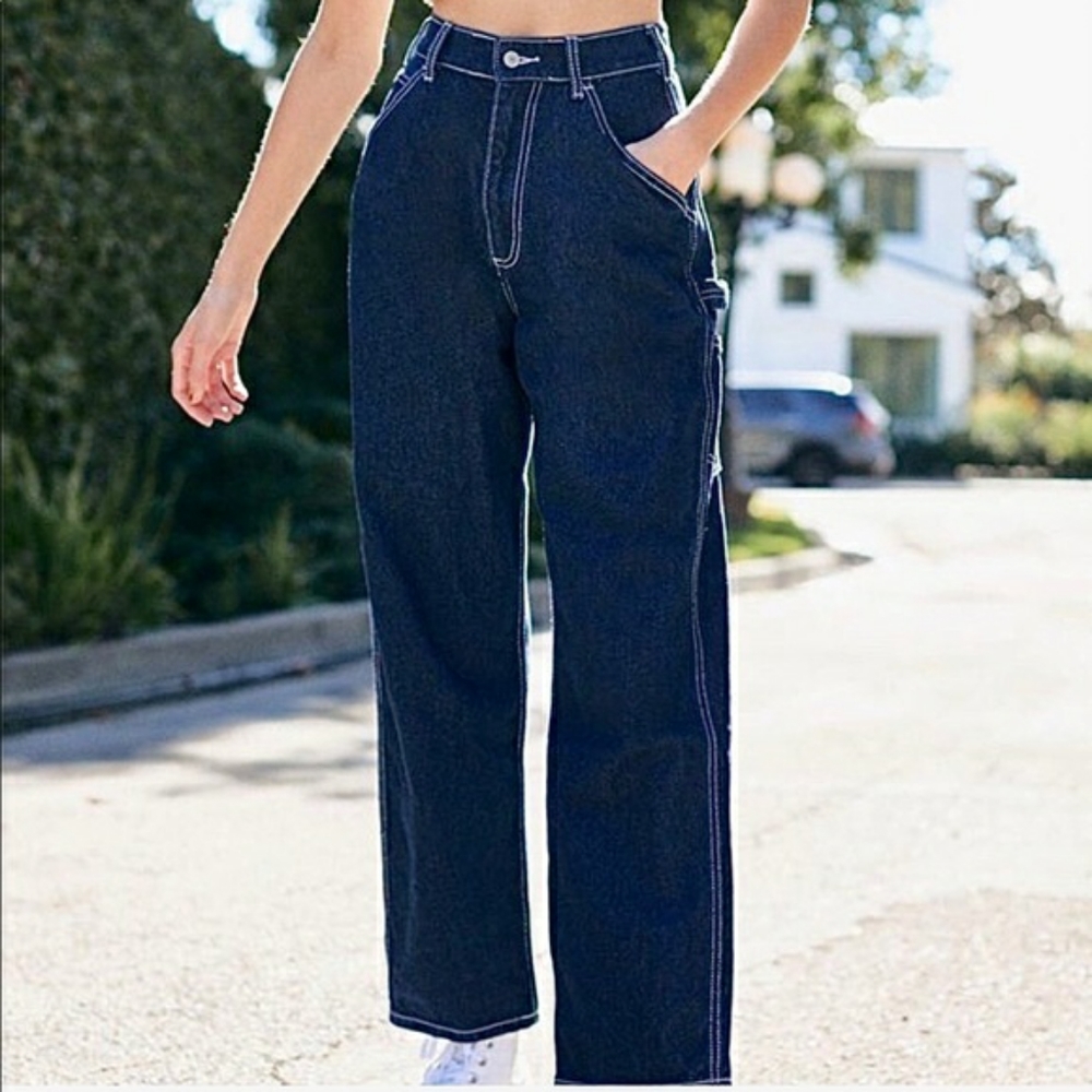 Brandy Melville J.Galt Dark Wash Carpenter Jeans
